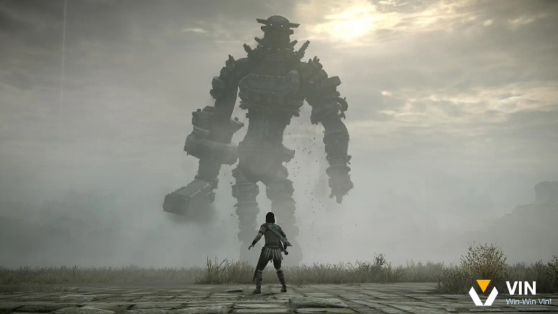 Shadow of the Colossus gây ấn tượng bằng những trận chiến khổng lồ, cảm xúc lặng và không gian hoang vắng đầy nghệ thuật