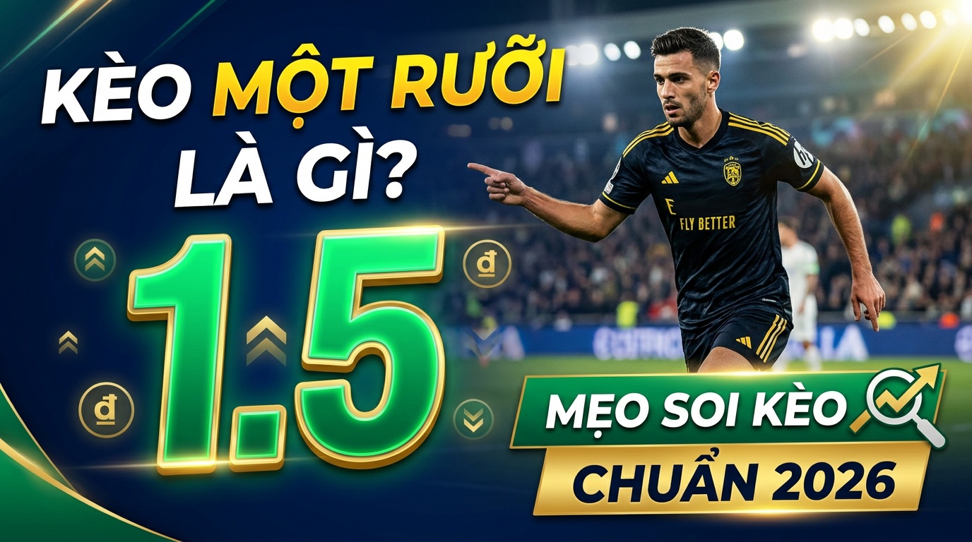 Kèo một rưỡi bóng đá là gì? Mẹo soi kèo chuẩn nhất 2026