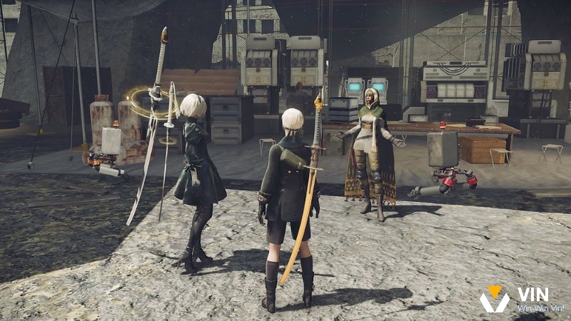 NieR Automata game chặt chém PC có cốt truyện hay