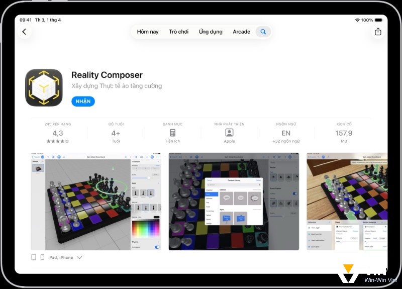 App Store giúp người dùng xem thông tin trò chơi trước khi quyết định tải game ios miễn phí và cài đặt