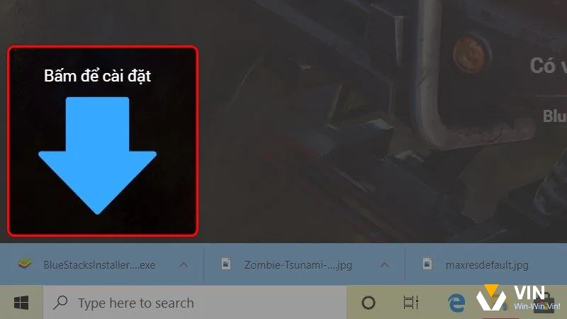Mở file cài đặt
