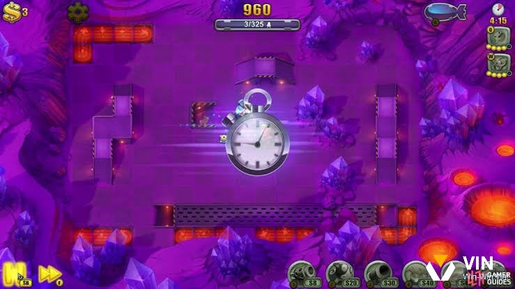 Puzzle và Time Trial buộc người chơi thay đổi cách xây phòng tuyến